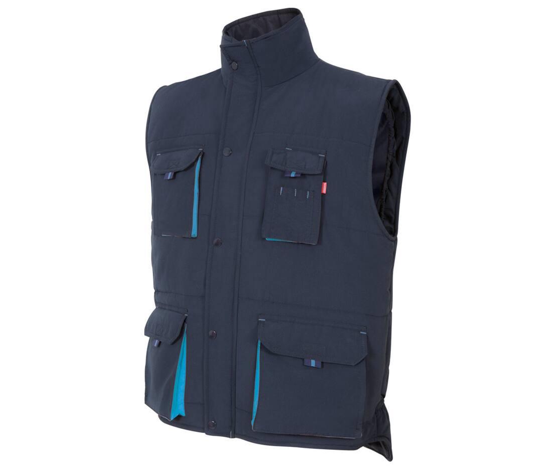 Velilla Two-tone Multi-pocket Padded Vest