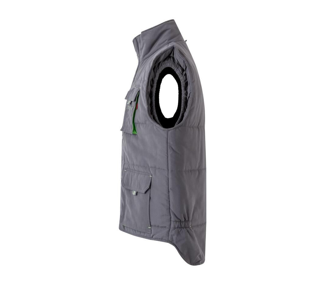Velilla Two-tone Multi-pocket Padded Vest