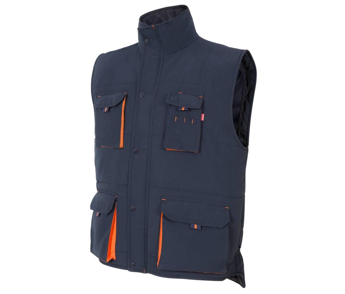 Velilla Two-tone Multi-pocket Padded Vest