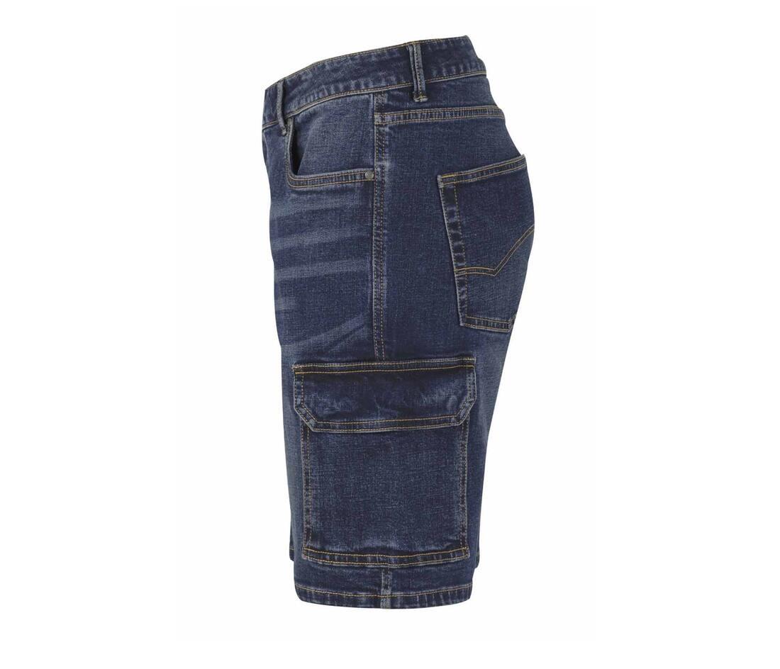Velilla Multi-pocket Stretch Denim Bermuda Shorts
