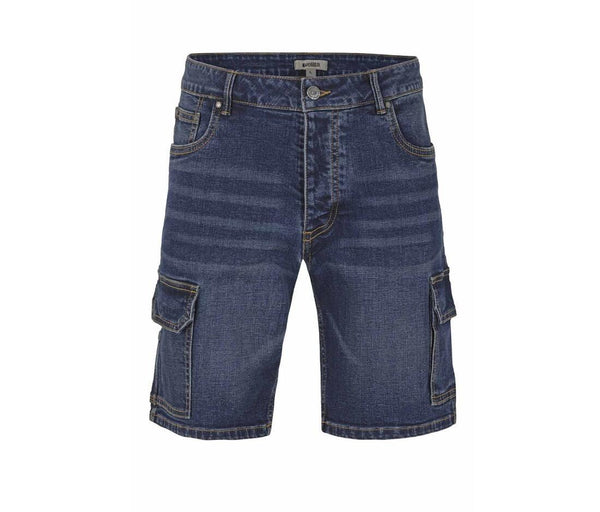 Velilla Multi-pocket Stretch Denim Bermuda Shorts