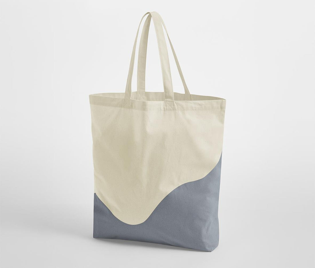 Westford Mill Organic Cotton Wave Print Maxi Tote
