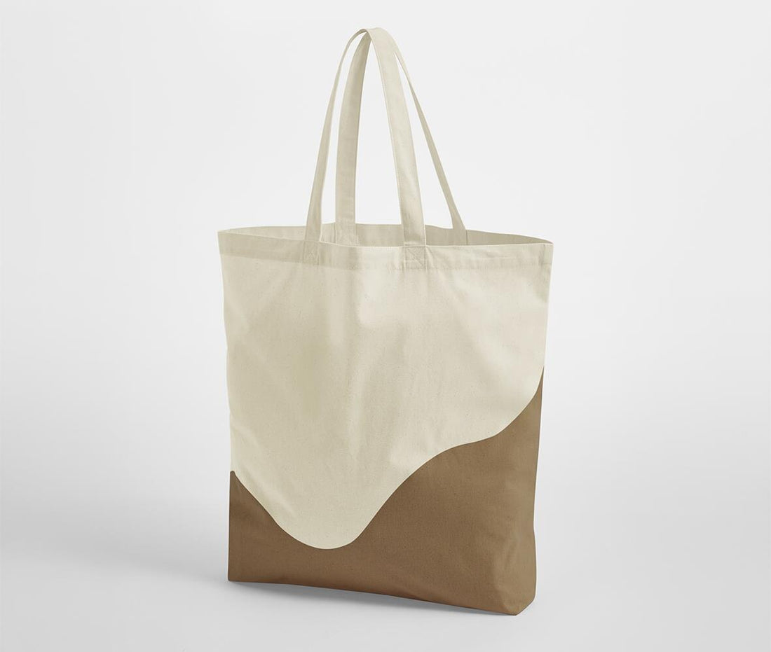 Westford Mill Organic Cotton Wave Print Maxi Tote