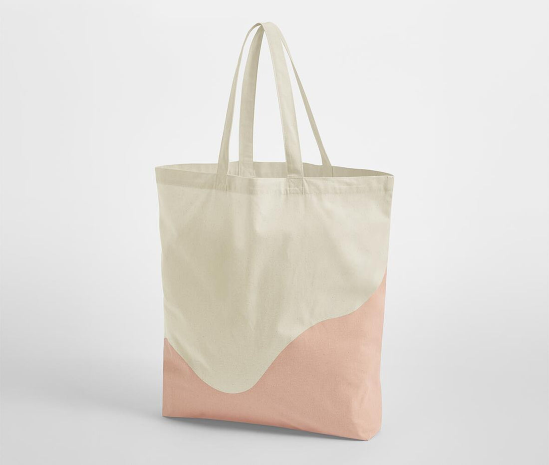 Westford Mill Organic Cotton Wave Print Maxi Tote