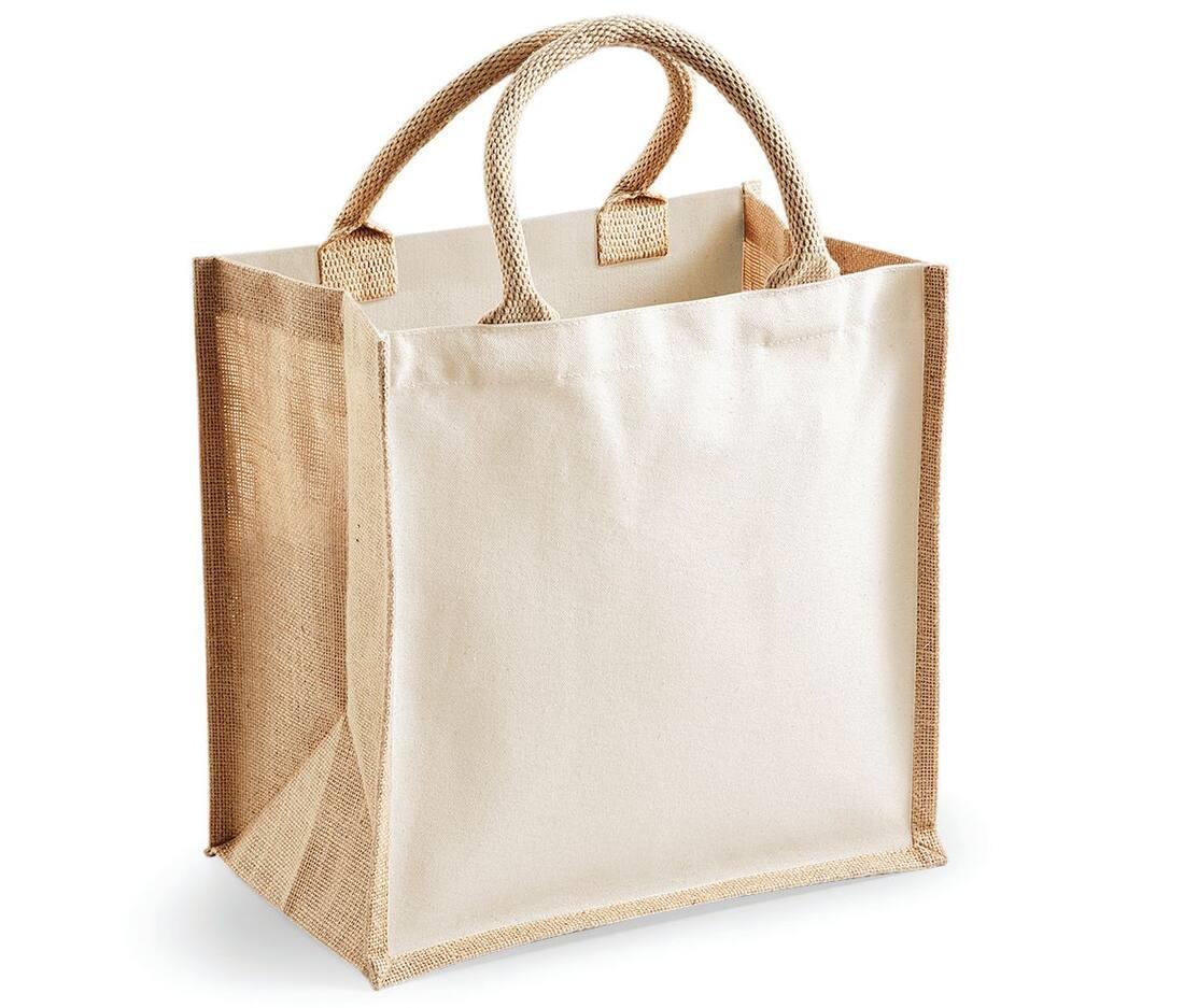 Westford Mill Printer's Midi Jute Bag