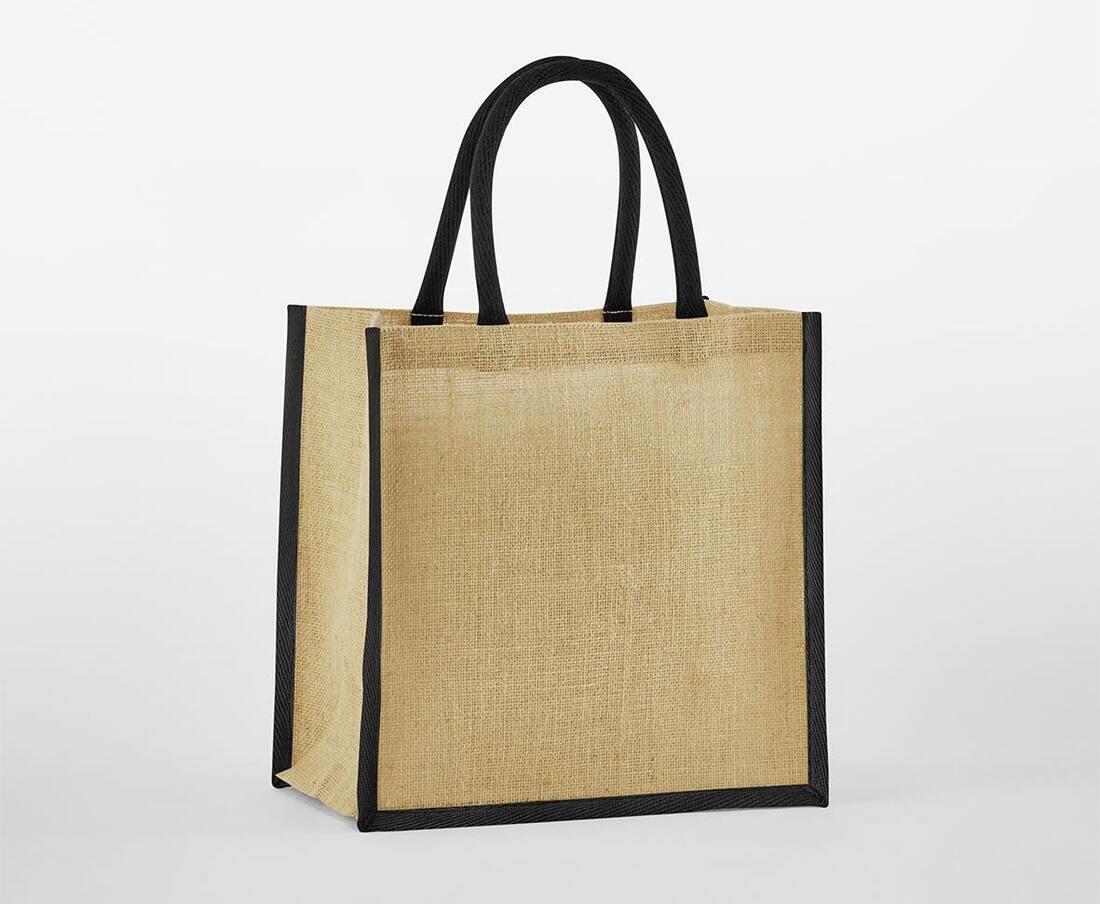 Westford Mill Natural Starched Jute Mini Gift Bag