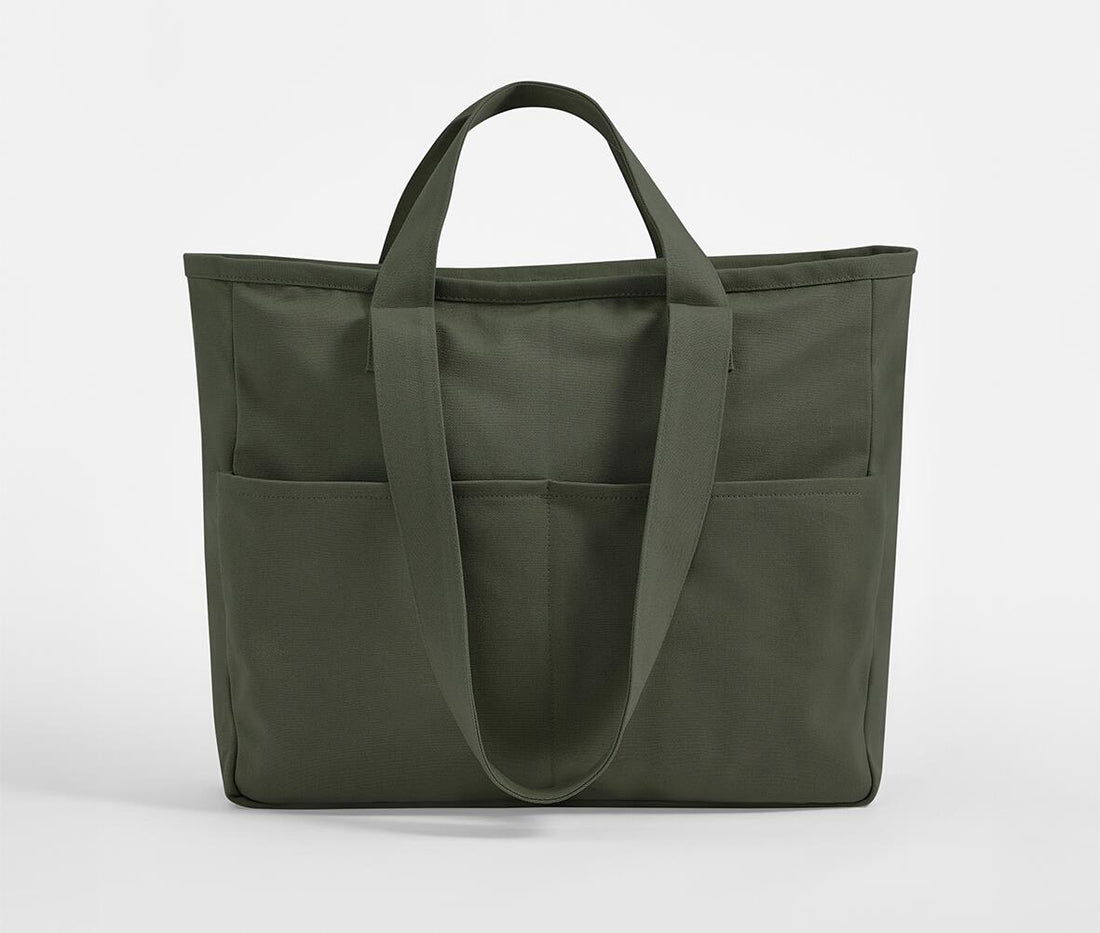 Westford Mill Dual Handle Cargo Pocket Tote