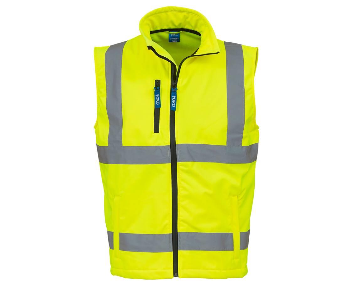 Yoko Hi-vis Softshell Gilet