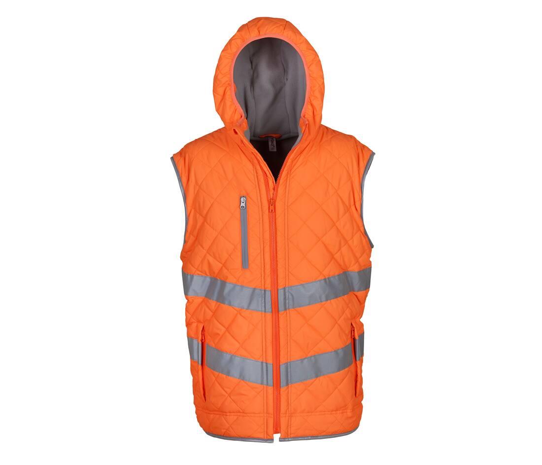 Yoko Hi-vis Kensington Hooded Gilet