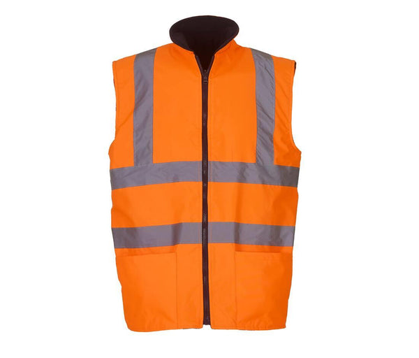 Yoko Hi-vis Reversible Fleece Bodywarmer
