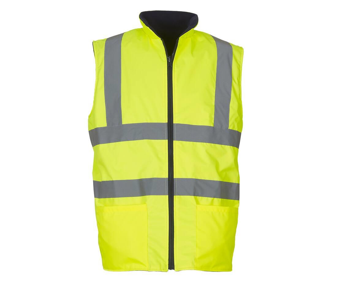 Yoko Hi-vis Reversible Fleece Bodywarmer