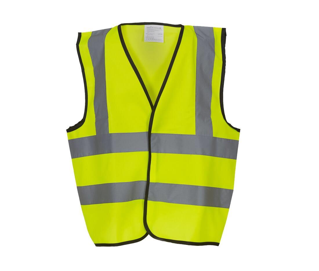 Yoko Kids Hi-vis Two Band & Braces Waistcoat