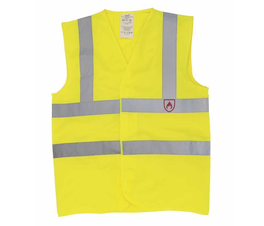 Yoko Hi-vis Flame Retardant Sleeveless Waistcoat