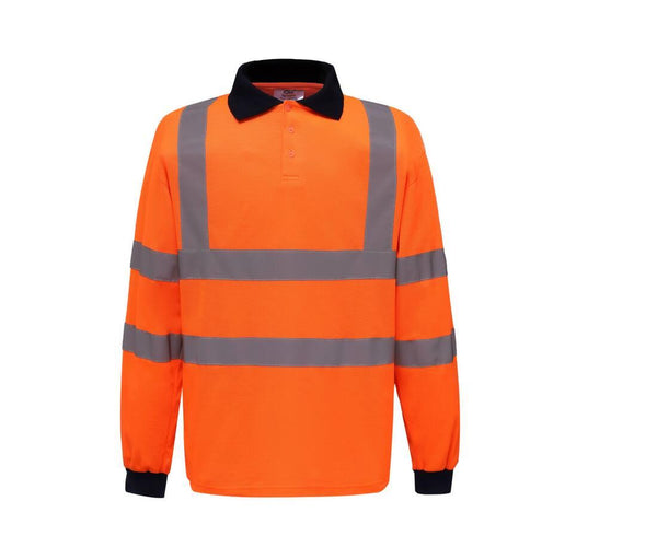 Yoko Hi-vis Long Sleeve Polo