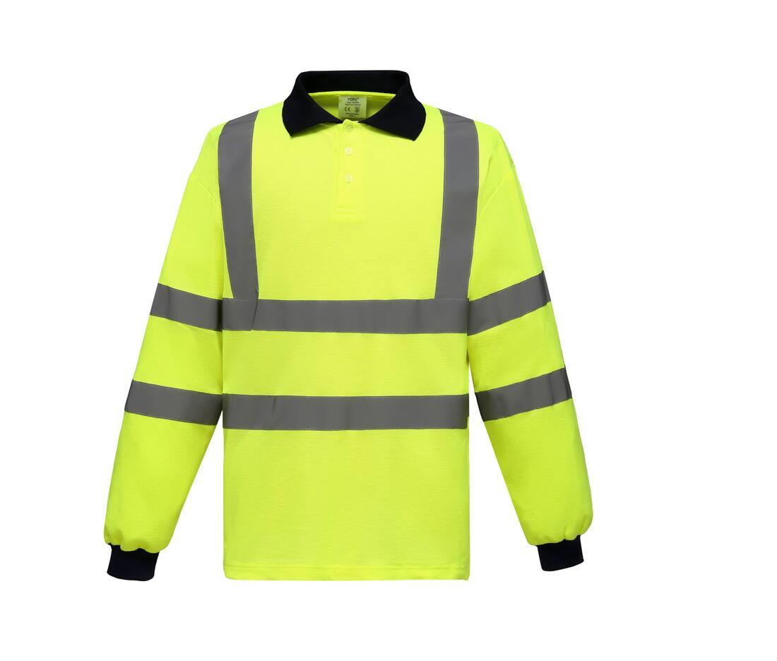 Yoko Hi-vis Long Sleeve Polo
