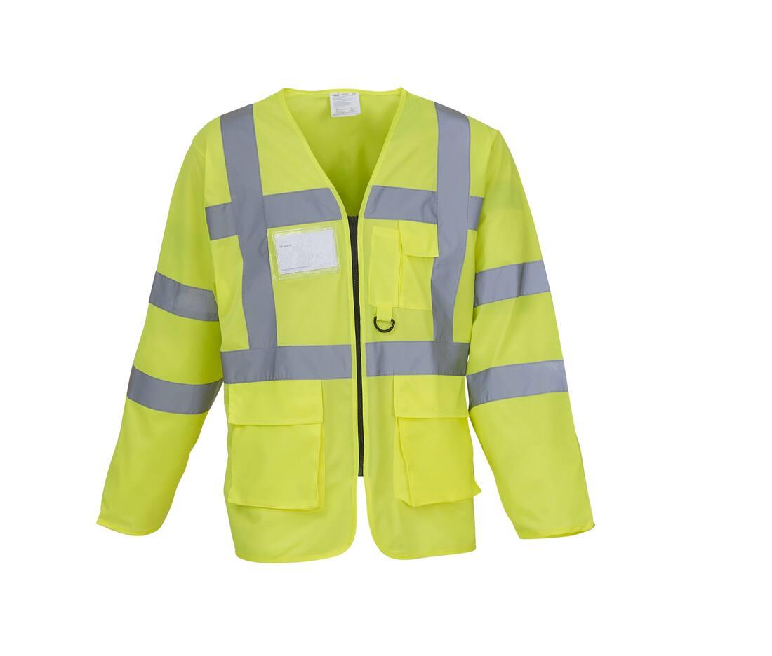 Yoko Hi-vis Executive Long Sleeve Waistcoat