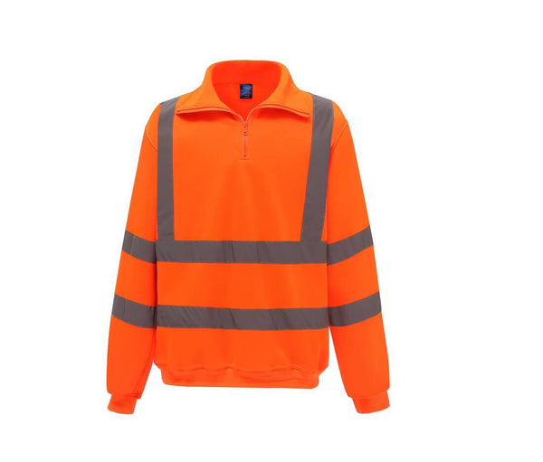 Yoko Hi-vis 1/4 Zip Sweatshirt