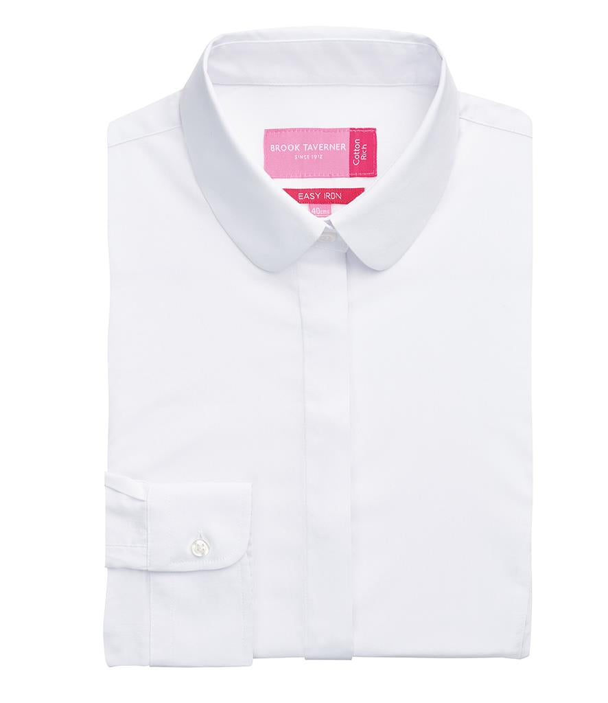 Ladies Trevi Long Sleeve Poplin Shirt