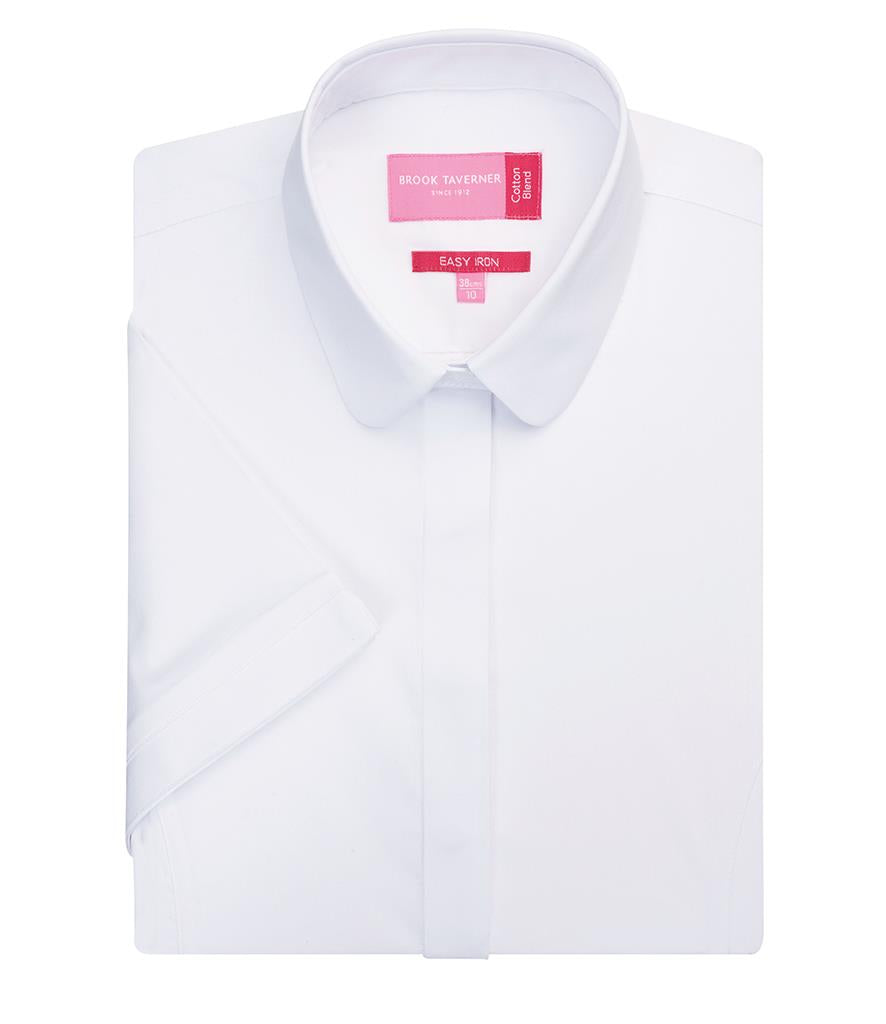 Ladies Soave Short Sleeve Poplin Shirt