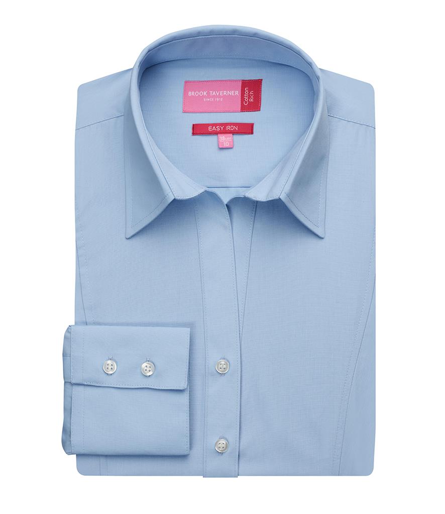 Ladies Palena Long Sleeve Poplin Shirt