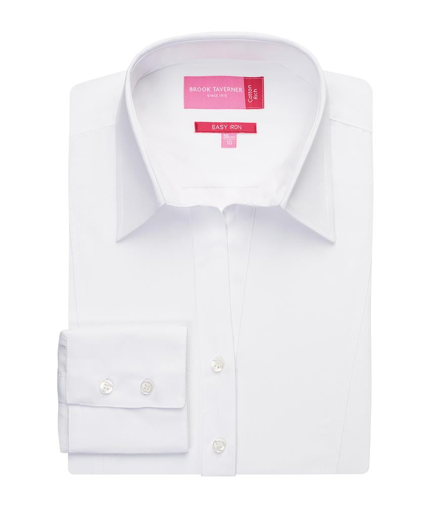 Ladies Palena Long Sleeve Poplin Shirt