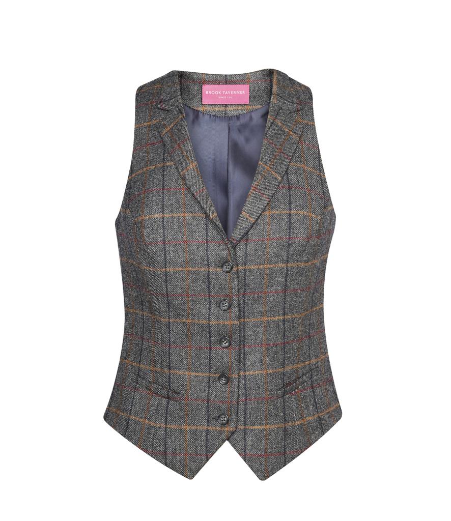 Ladies Nashville Tweed Waistcoat