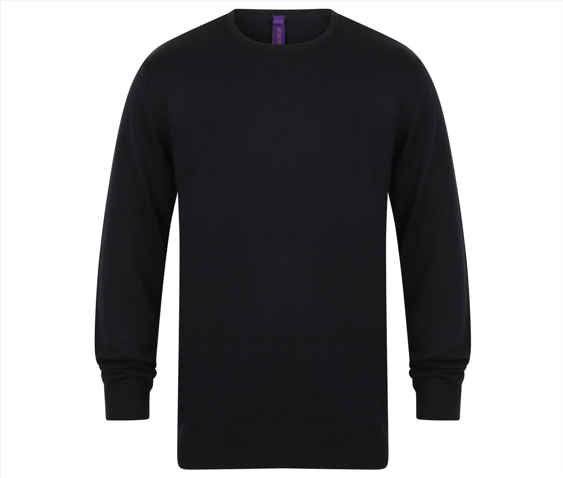 Henbury Men's Crew Neck Jumper