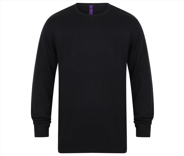 Henbury Men's Crew Neck Jumper