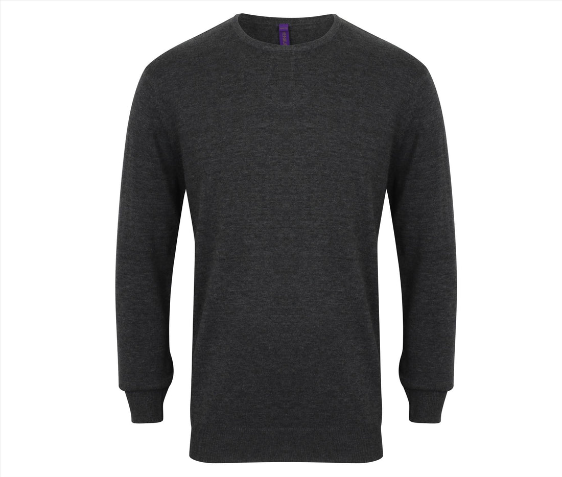 Henbury Men's Crew Neck Jumper