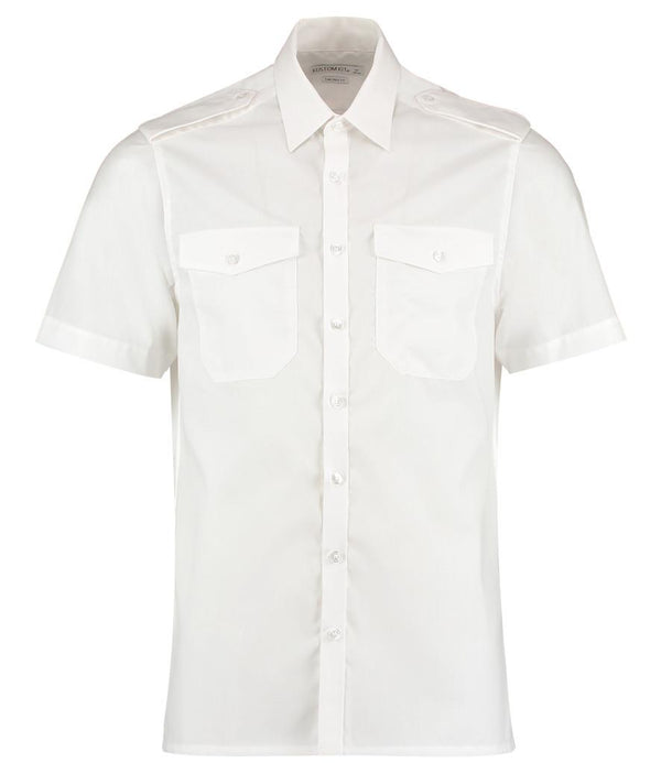 Short Sleeve Tailored Pilot Shirt