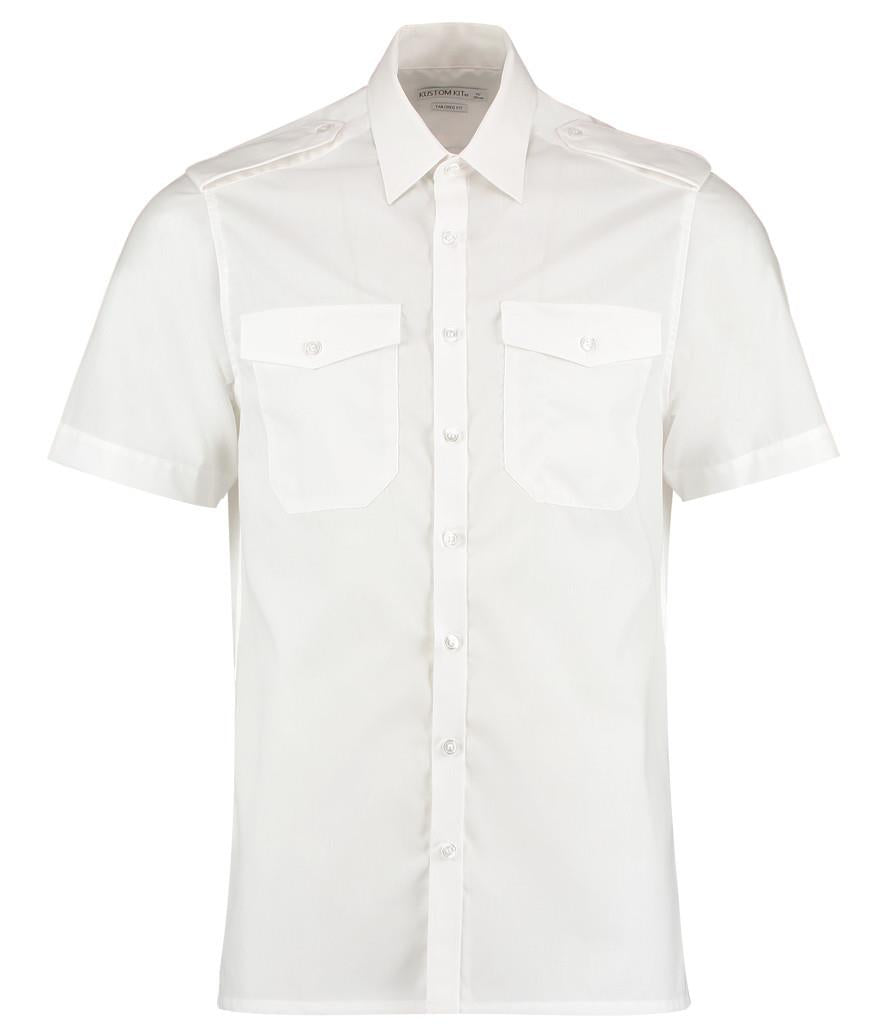 Short Sleeve Tailored Pilot Shirt