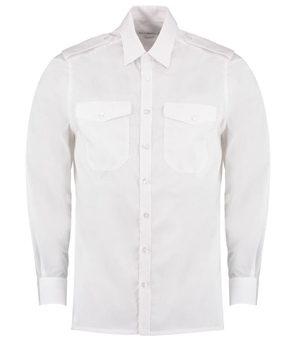 Long Sleeve Tailored Pilot Shirt