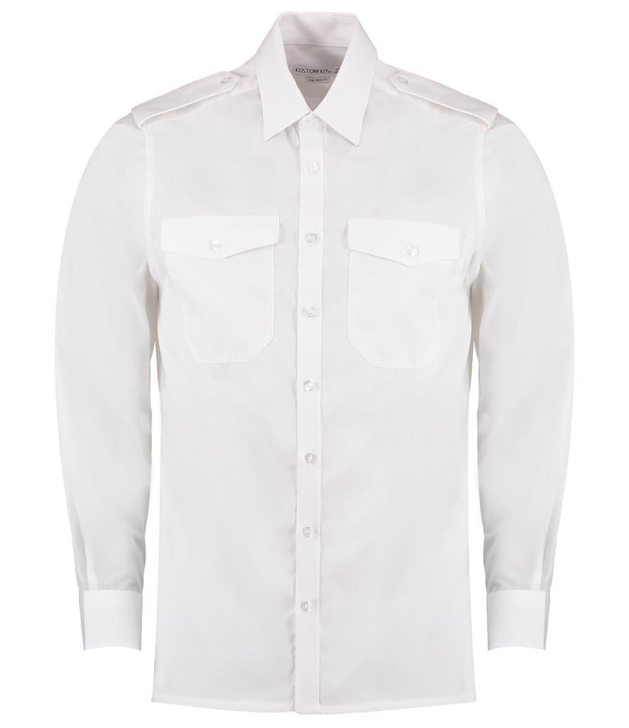 Long Sleeve Tailored Pilot Shirt