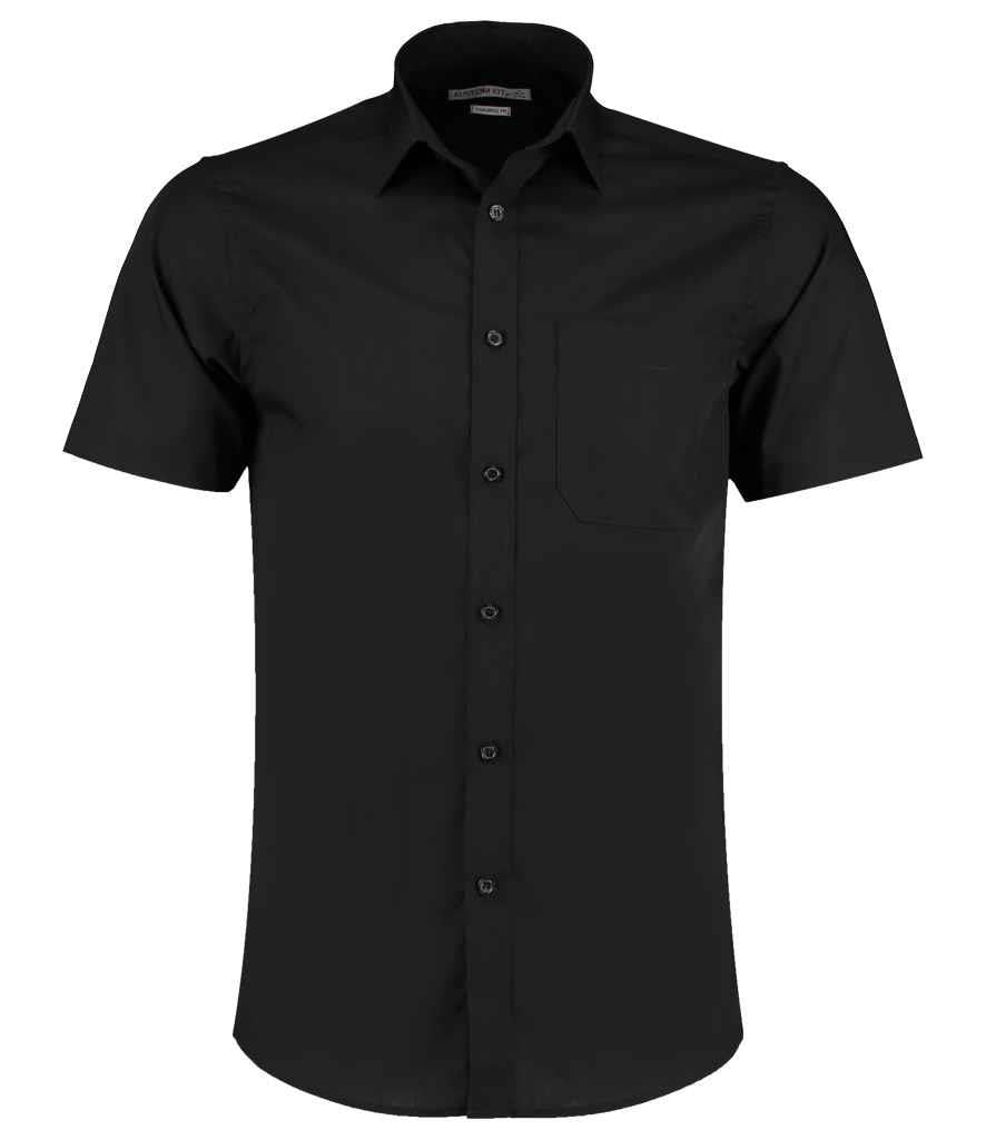Short Sleeve Tailored Poplin Shirt