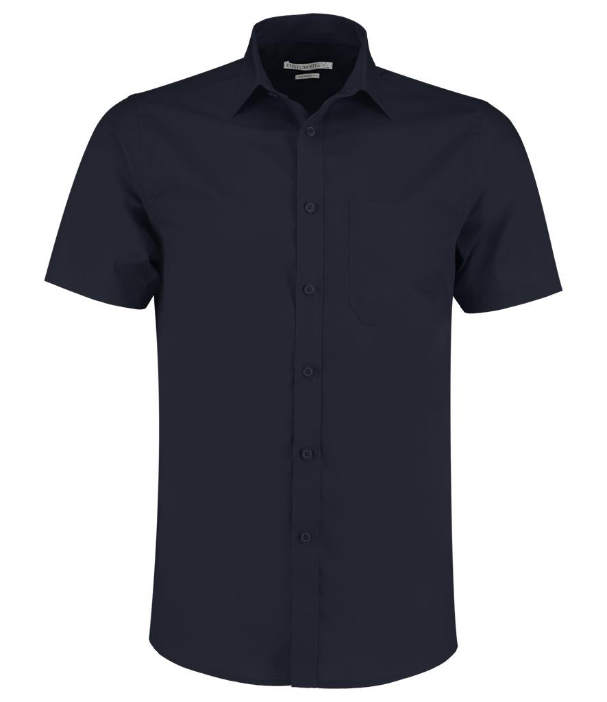 Short Sleeve Tailored Poplin Shirt