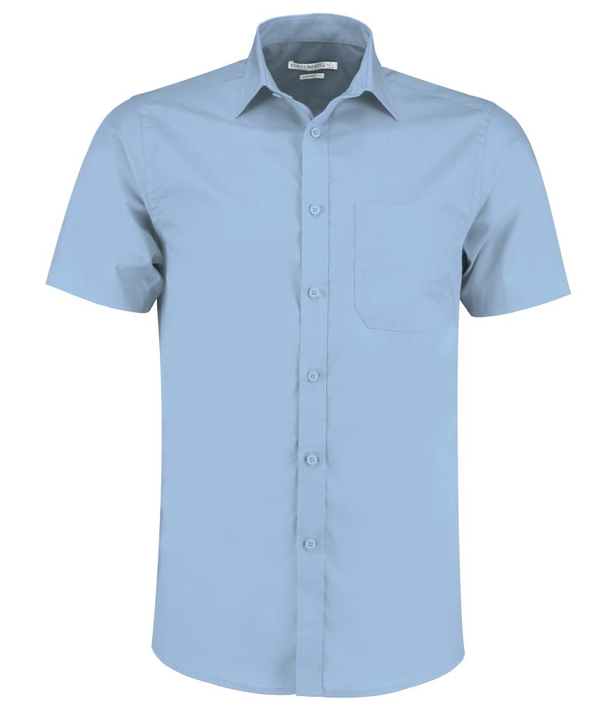 Short Sleeve Tailored Poplin Shirt