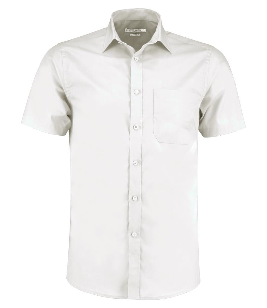 Short Sleeve Tailored Poplin Shirt
