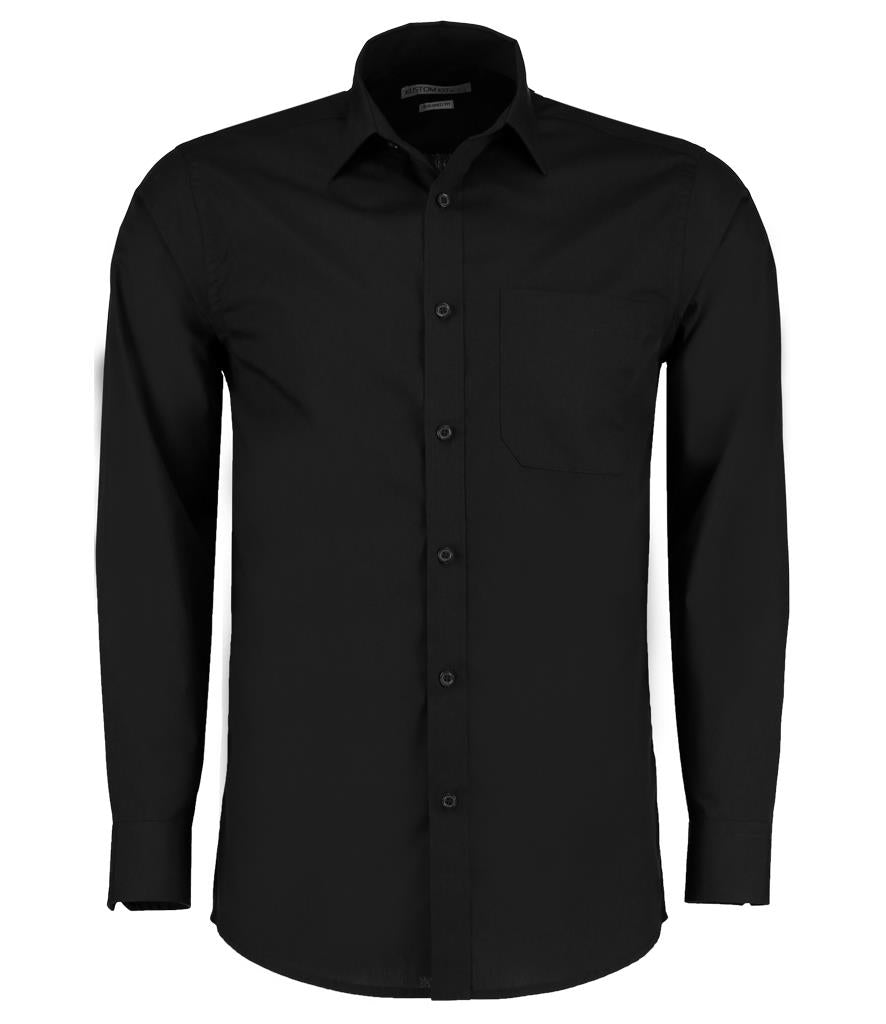 Long Sleeve Tailored Poplin Shirt