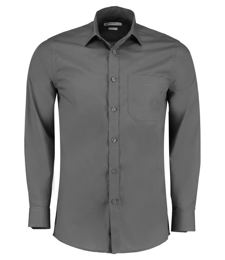 Long Sleeve Tailored Poplin Shirt