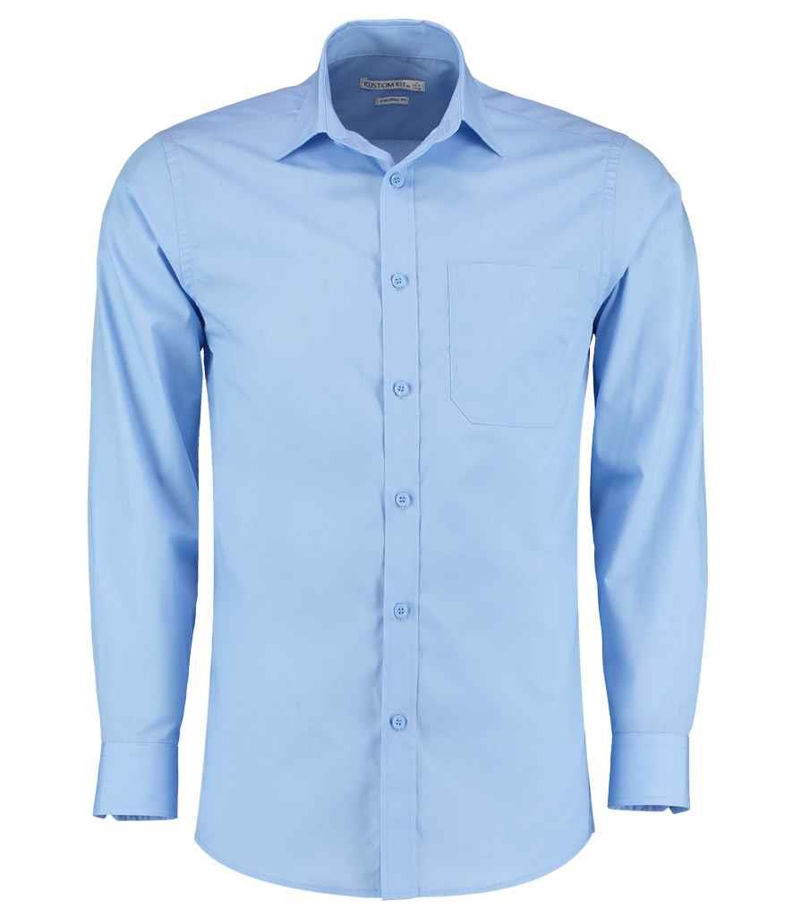 Long Sleeve Tailored Poplin Shirt