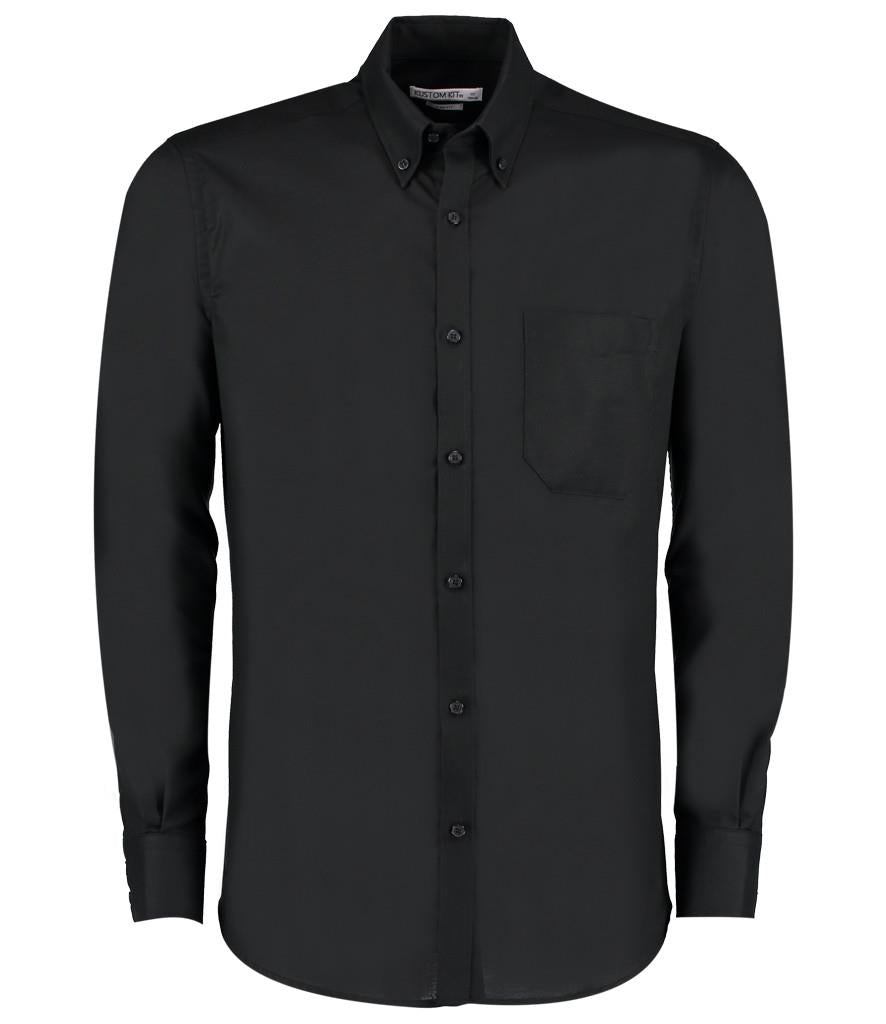 Long Sleeve Slim Fit Workwear Oxford Shirt