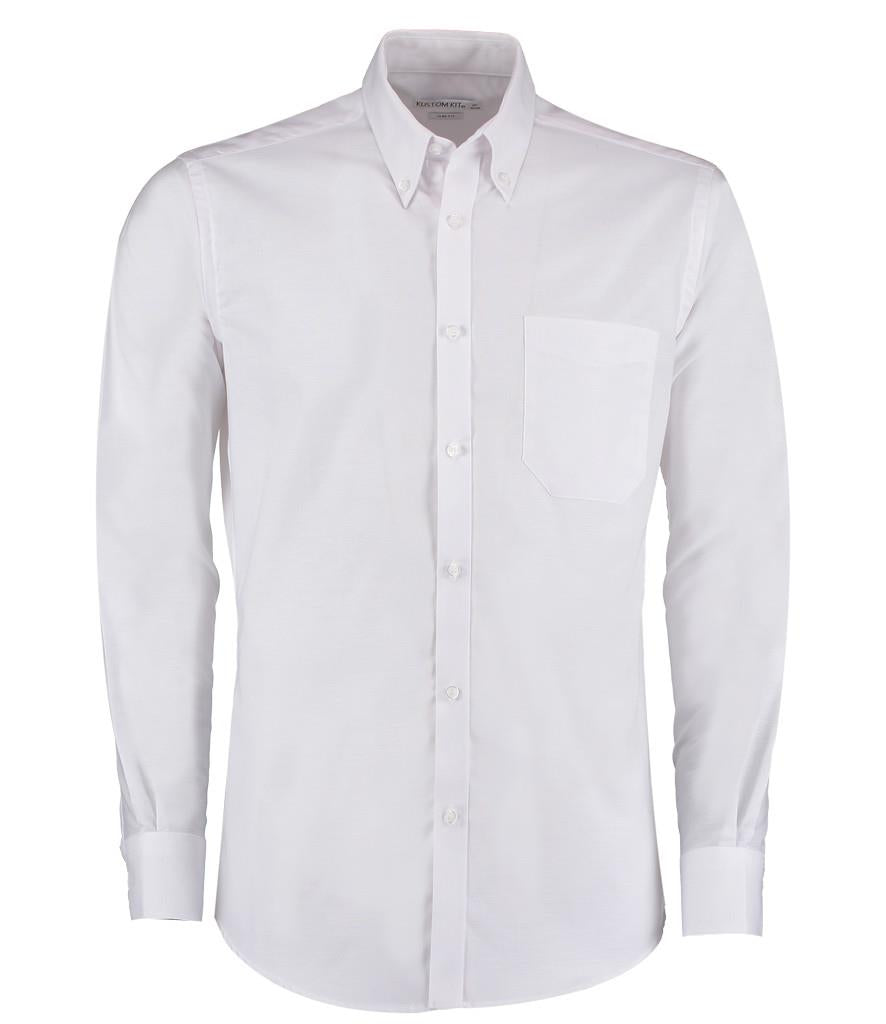 Long Sleeve Slim Fit Workwear Oxford Shirt