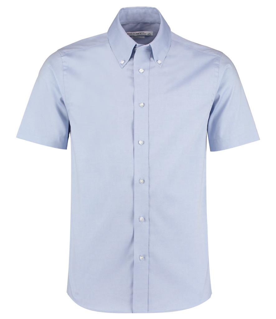 Premium Short Sleeve Tailored Oxford Shirt