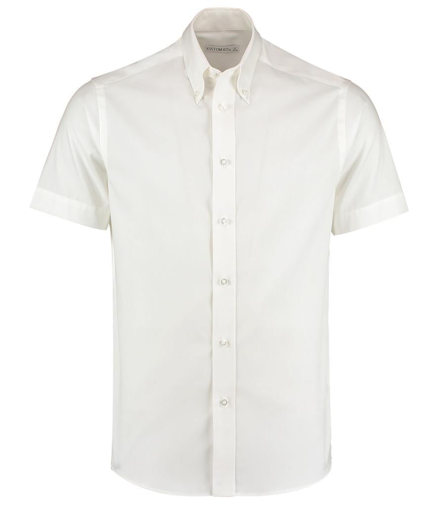 Premium Short Sleeve Tailored Oxford Shirt