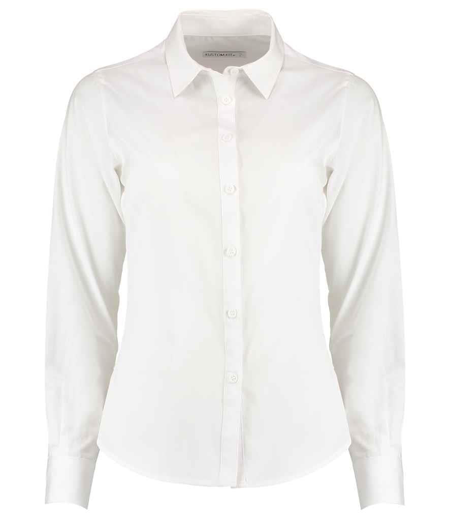 Ladies Long Sleeve Tailored Poplin Shirt