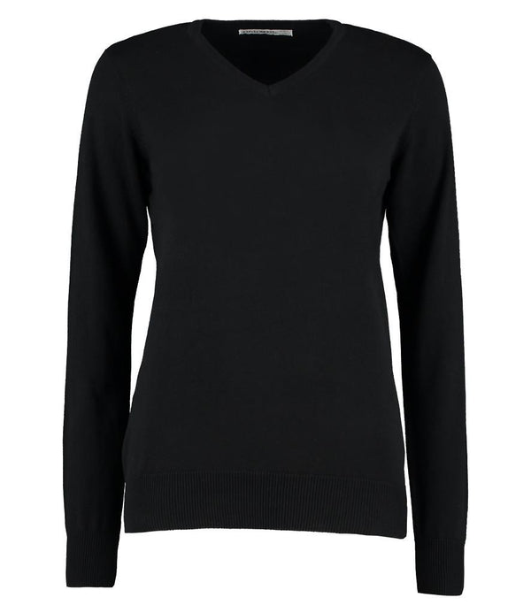 Ladies Arundel Cotton Acrylic V Neck Sweater