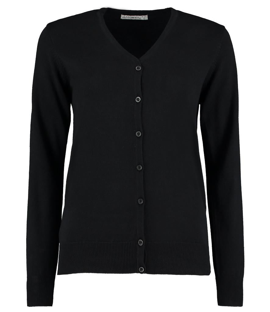 Ladies Arundel Cotton Acrylic V Neck Cardigan