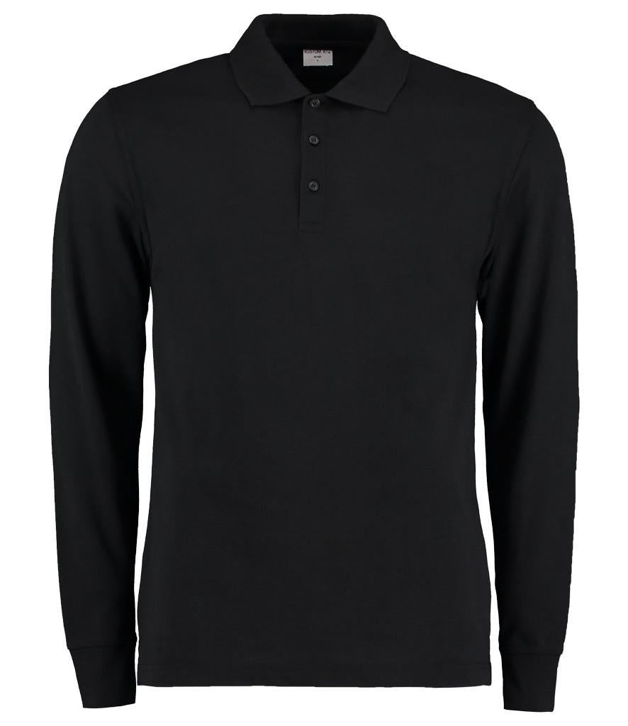 Long Sleeve Poly/Cotton Piqué Polo Shirt