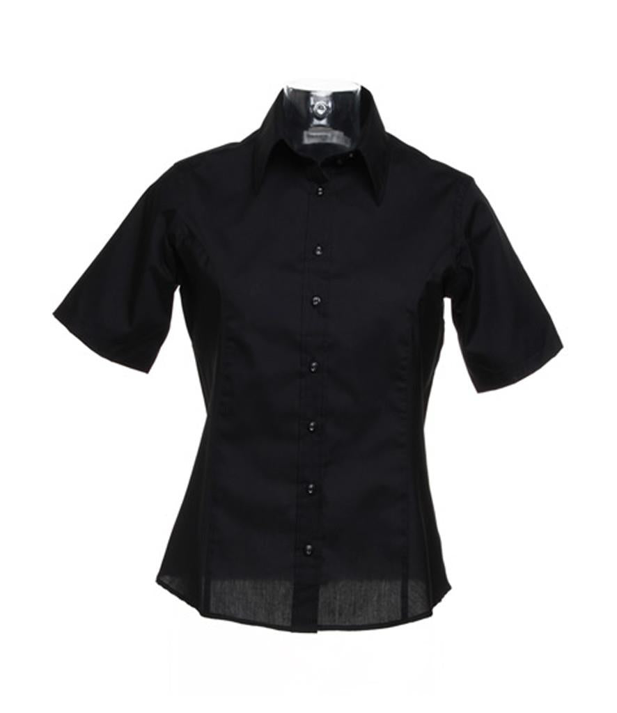 Ladies Short Sleeve Tailored Business Shirt