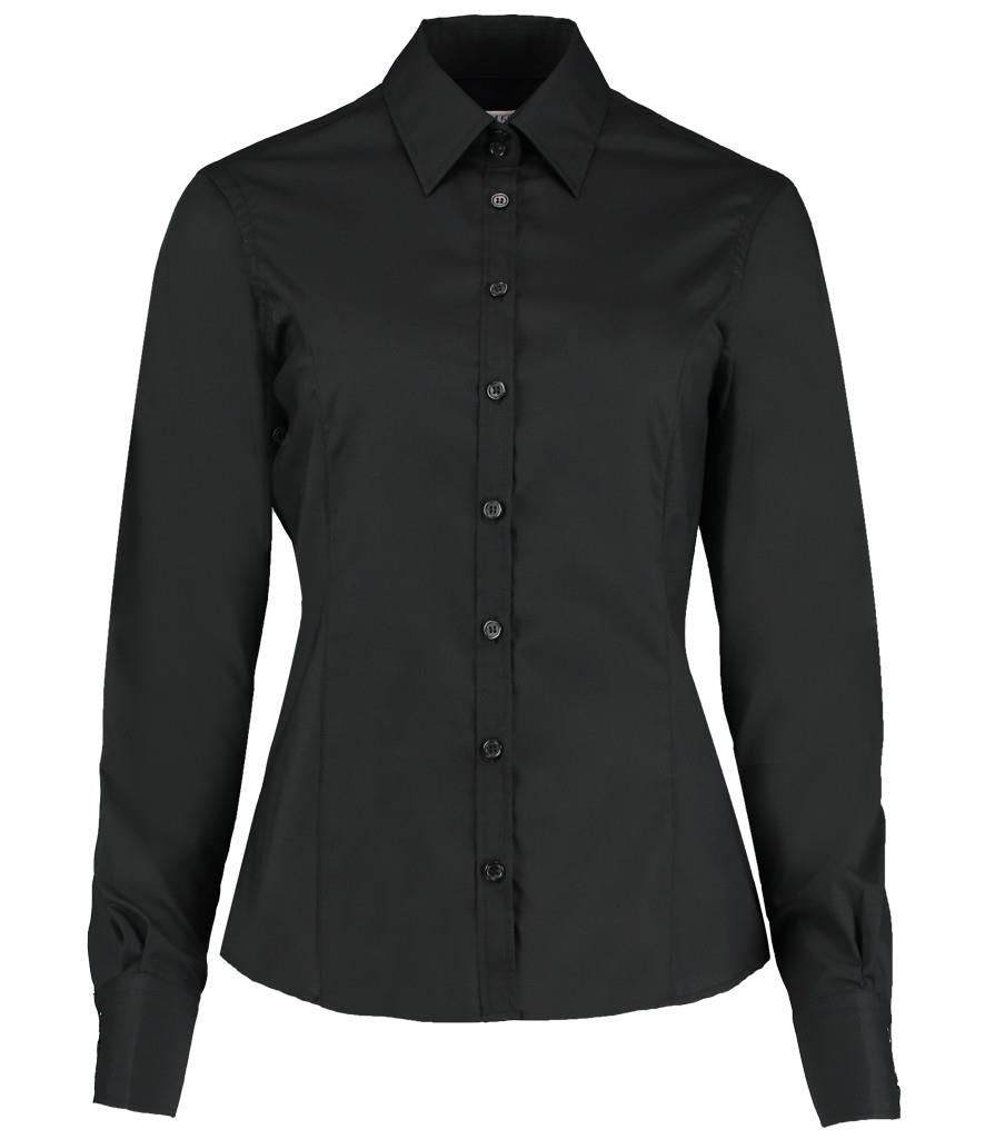 Ladies Long Sleeve Tailored Business Shirt